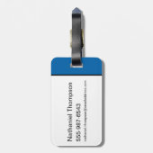 Animaniacs | Yakko, Wakko & Dot Circle Pattern Bagagelabel (Achterkant verticaal)