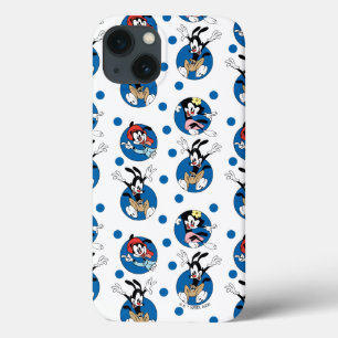 Animaniacs Yakko, Wakko & Dot Circle Pattern Case-Mate iPhone Case