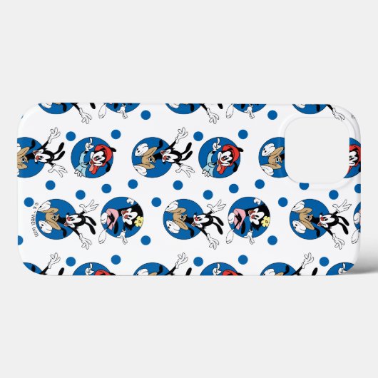 Animaniacs | Yakko, Wakko & Dot Circle Pattern Case-Mate iPhone Case (Achterkant (horizontaal))