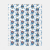 Animaniacs | Yakko, Wakko & Dot Circle Pattern Fleece Deken (Voorkant)