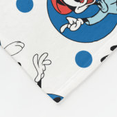 Animaniacs | Yakko, Wakko & Dot Circle Pattern Fleece Deken (Hoek)