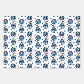 Animaniacs | Yakko, Wakko & Dot Circle Pattern Inpakpapier Vel (Voorkant)