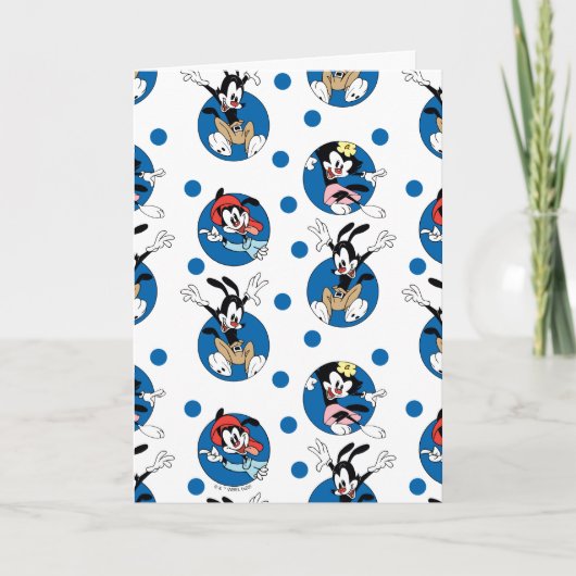 Animaniacs | Yakko, Wakko & Dot Circle Pattern Kaart (Voorkant)