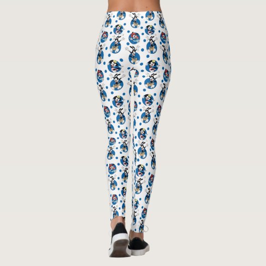 Animaniacs | Yakko, Wakko & Dot Circle Pattern Leggings (Achterkant)