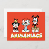 Animanias Warner Siblings "No Evil" Graphic Briefkaart (Voorkant / Achterkant)
