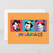 Animanias | Yakko, Dot, & Wakko Panel Graphic Briefkaart (Voorkant / Achterkant)