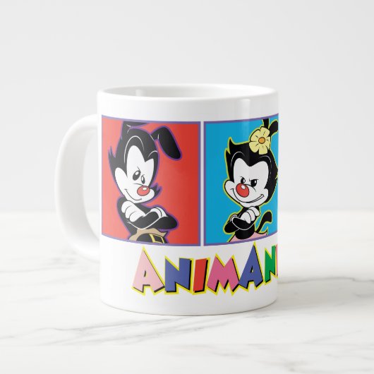 Animanias | Yakko, Dot, & Wakko Panel Graphic Grote Koffiekop (Links)