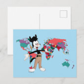 Animanias Yakko's World Map Graphic Briefkaart (Voorkant / Achterkant)