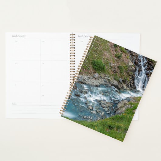 Animasrivier in de bergen planner (Display)
