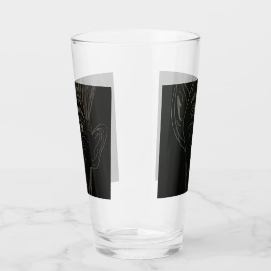 Animated Cartoon Glass Glas (Rechts)