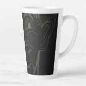 Animated Cartoon Large Mug Latte Mok (Rechts)