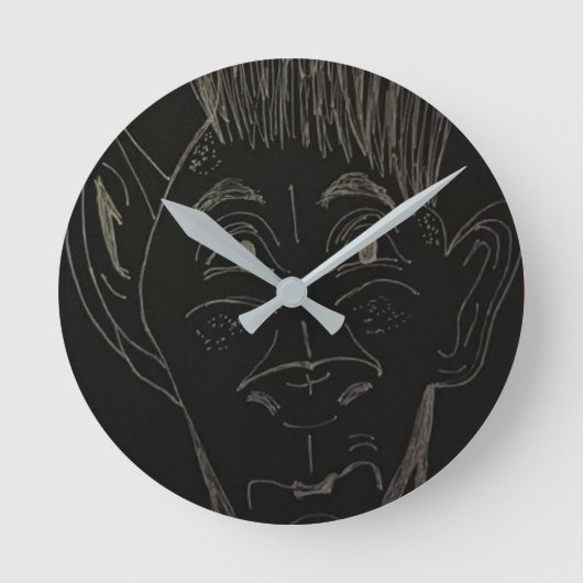 Animated Cartoon Ronde Klok (Voorkant)