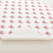 Animated Christmas bow Sherpa Deken (3/4)