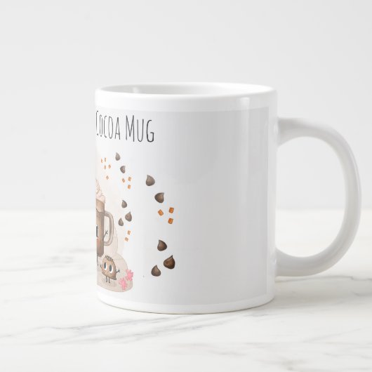 Animated Cocoa Companions Bring Joy to the Season Grote Koffiekop (Rechts)