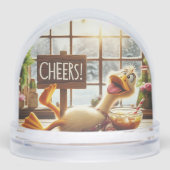 ANIMATED DRUNK DRUCK SNOW GLOBE SNEEUWBOL (Voorkant)