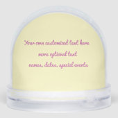 ANIMATED DRUNK DRUCK SNOW GLOBE SNEEUWBOL (Achterkant)