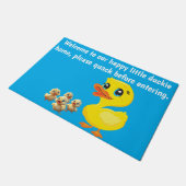 ANIMATED DUCK FAMILY DOOR MAT (Schuin)