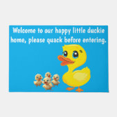 ANIMATED DUCK FAMILY DOOR MAT (Voorkant)
