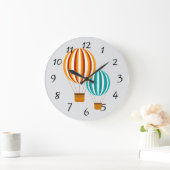 Animated Hot Air Balloon Clock Grote Klok (Huis)