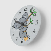 Animated Koala Beer Ronde Klok (Hoek)