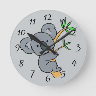 Animated Koala Beer Ronde Klok
