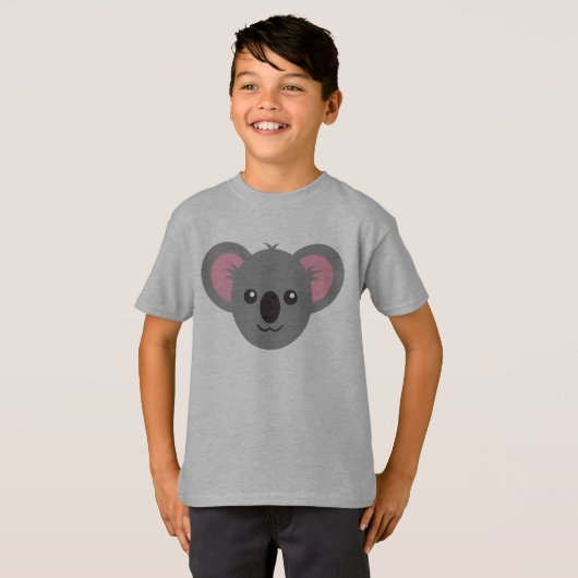 Animated Koala Beer T-shirt (Voorkant volledig)