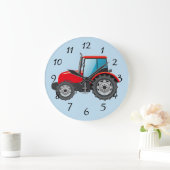 Animated Red Tractor Grote Klok (Huis)