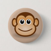 Animated Smiling Monkey Button (Voorkant)