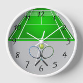 Animated Tennis Court en rackets  (Voorkant)