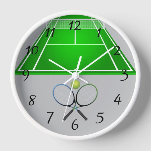 Animated Tennis Court en rackets (Voorkant)