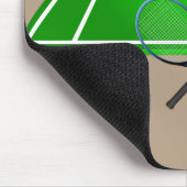 Animated Tennis Court en rackets Muismat (Hoek)