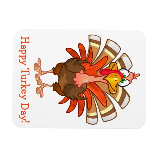 Animated Turkey Magnet Magneet (Horizontaal)