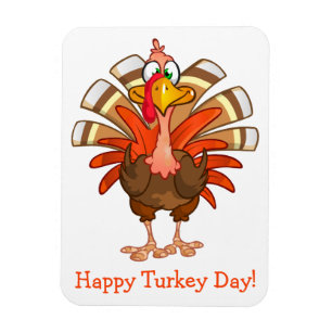 Animated Turkey Magnet Magneet