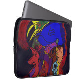 Animatie Collage Elektronicatas Laptop Sleeve (Voorkant Rechts)