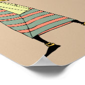 Animatie door vrouwen in Kenia Poster (Hoek)