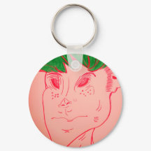 Animatie-sleutelhanger met wezenskenmerken