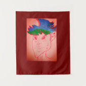 Animatie Tapijt met Kenmerken van Wezens Wandkleed (Voorkant)