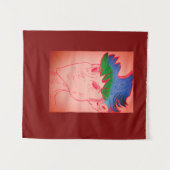 Animatie Tapijt met Kenmerken van Wezens Wandkleed (Voorkant (horizontaal))