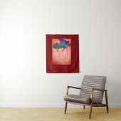 Animatie Tapijt met Kenmerken van Wezens Wandkleed (In situ)