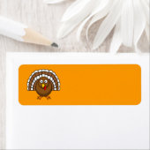 Animatie Thanksgiving Turkije Etiket (Insitu)