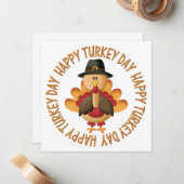 Animatie van de Thanksgiving van de Grote Meren va Notitiekaartje (Voorkant / Achterkant in situ)