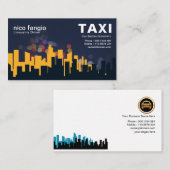 Animatie van het gebouw van het nachtleven van de  visitekaartje (Voorkant / Achterkant)