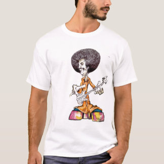 Animatie van Jon Cade met Afro Bass Man T-shirt