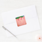 Animatie Vierkante Stickers met Wezens (Envelop)