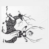 Animatiedekking met dieren fleece deken (Voorkant (Horizontaal))