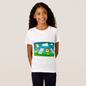Animatiefiguren van dieren t-shirt (Voorkant volledig)