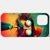 Animatiekarakter voor geluid en koel Case-Mate iPhone case (Achterkant (horizontaal))