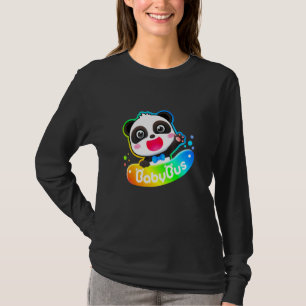 Animation Cute Panda Beer Dansende Music Kinder T-shirt