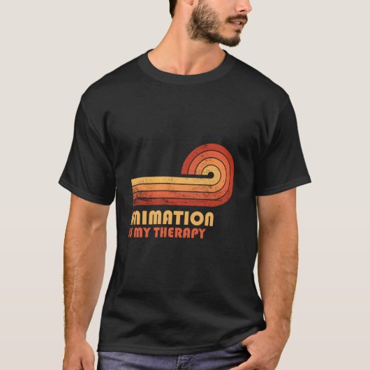 Animation Is My Therapy T-shirt (Voorkant)