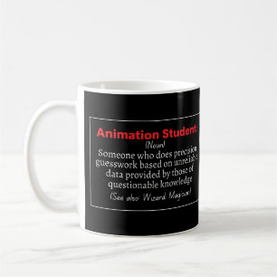 Animation Student grappige definitie Koffiemok